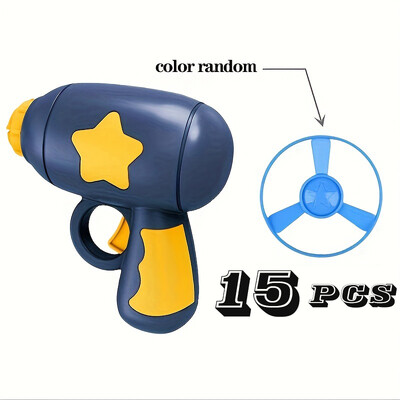 1 szett macskajáték interaktív kisállatjáték oktatóindító 15 db repülő korong enyhe hanggal Kiscica játék játék kisállat macska tartozékok