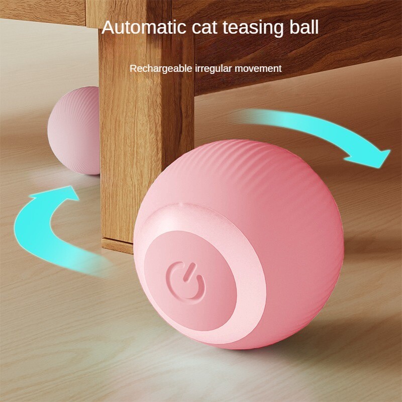 Automatic Moving Cats Toy Interactive Ball Rechargeable Rolling Electric Ball Home Αξεσουάρ για κατοικίδια Πράγματα για προμήθειες