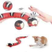 Pet Cat Toys Interactive Smart Sensing Snake TeaseToys Automatic Sensing Έξυπνη αποφυγή εμποδίων Εσωτερικά αναλώσιμα Play Cat