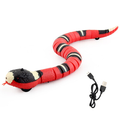 Pet Cat Toys Interactive Smart Sensing Snake TeaseToys Automatic Sensing Έξυπνη αποφυγή εμποδίων Εσωτερικά αναλώσιμα Play Cat