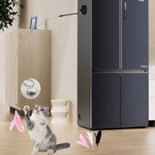 Rotaļlieta kaķim — interaktīvs zvaniņš un spalvu zizlis — garš piesūcekņa stienis aizraujošiem spēles laika piedzīvojumiem — izcila kaķa rotaļlieta