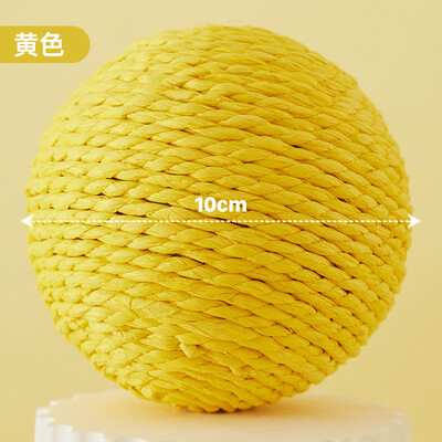 Lielas kaķu rotaļlietas, interaktīvas, skrāpējamas košļājamās bumbiņas, ar rokām darinātas pinuma kaķenes, jautras kaķu rotaļlietas, bumbiņas, kaķu skrāpējumi koduma bumbiņu rotaļlieta mājdzīvnieku izstrādājumi