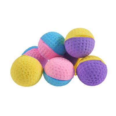 10GB lateksa putu bumbiņa ar spalvu interaktīvo bumbiņu kaķēnu mājdzīvnieku kaķu rotaļlieta