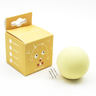 Kitten Touch Sounding Pet Product Squeak Toy Ball Cat Supplie Έξυπνα παιχνίδια γάτας Διαδραστικό παιχνίδι βελούδινης μπάλας ηλεκτρικό παιχνίδι εκπαίδευσης για Catnip