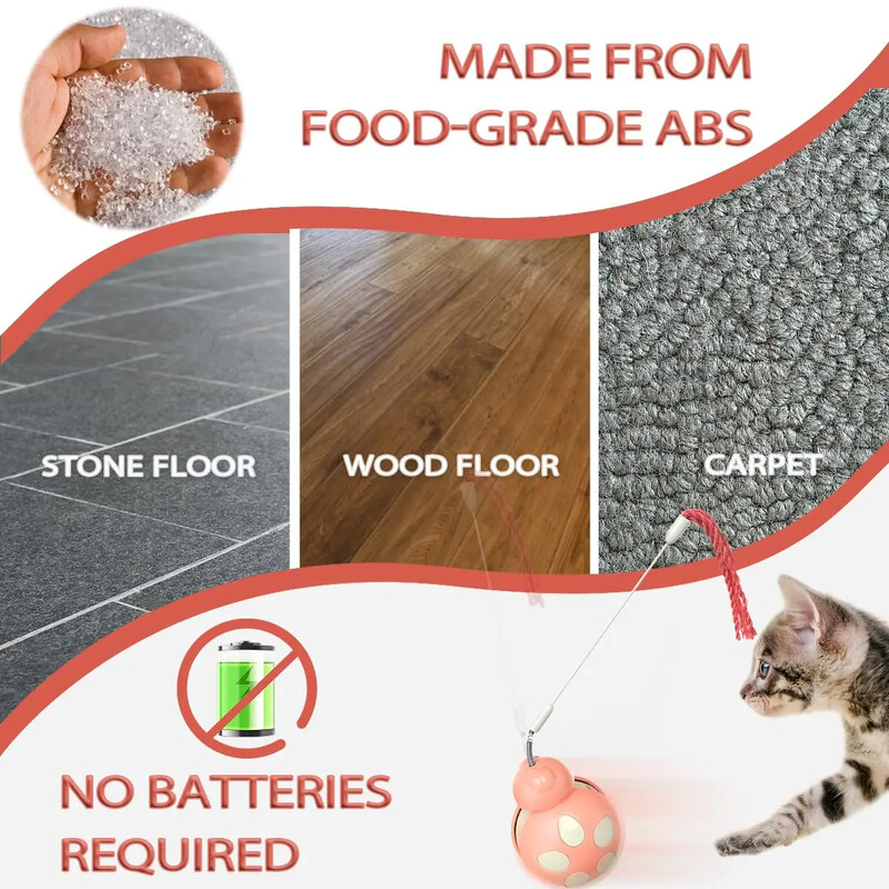 Interaktīvs kaķu rotaļlietu komplekts trīs vienā ar padevēju ar spalvu dejotāju stiepli iekštelpu kaķēniem — labākā rotaļlieta barības padevei