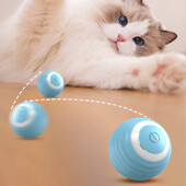 Pet Cat`s Supplies Spin Ball Things for Cats Toys Electric Interactive USB Charging Cat and Dog Accessories Cat Ball Toy