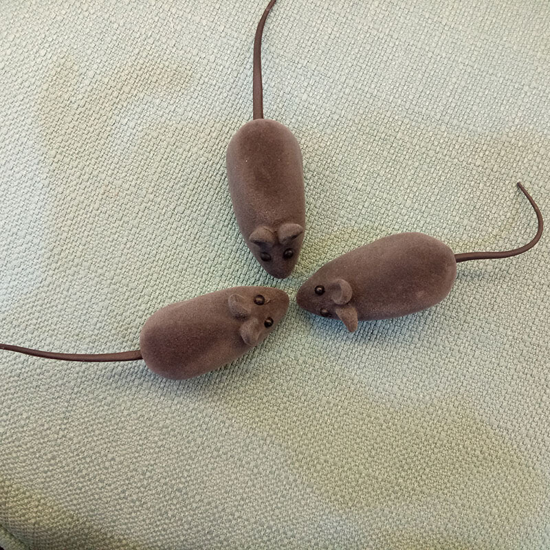 5 vnt./stal. Žaislas naminiams katinams Guminis netikras pelės katės žaislas, skirtas katėms augintiniui, žaidimo žaislas kramtomas laimikis Kasdienis interaktyvus juokingas katės gaminys