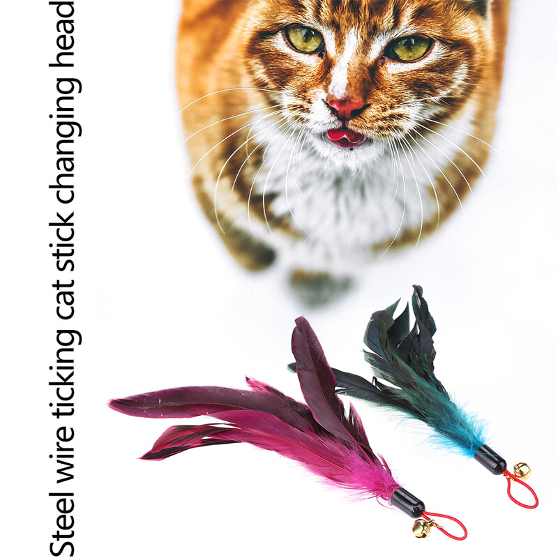 5 vnt. Interaktyvus gaudyklė kačių lazdelės pakeitimas kačių lazdelės lazdelės naminiams gyvūnėliams reikmenys kačių lazdelės žaislai, skirti daugumai kačių kačiukų