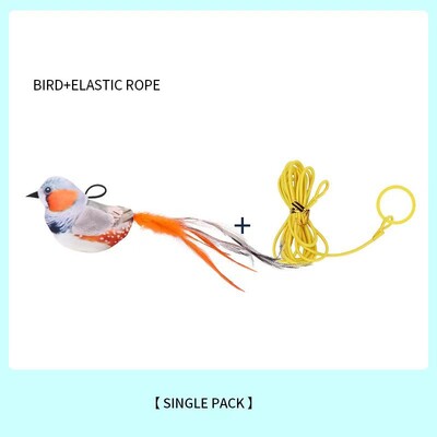 Interaktyvūs kačių žaislai Skraidantys paukščiai, katės, plasnojantys sparneliai, katžolės žaislai, čiulbantys katės žaislai, lietimui aktyvuoti kačiuko žaislai su plunksna