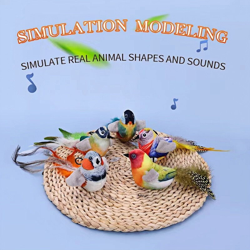 Interaktyvūs kačių žaislai Skraidantys paukščiai, katės, plasnojantys sparneliai, katžolės žaislai, čiulbantys katės žaislai, lietimui aktyvuoti kačiuko žaislai su plunksna