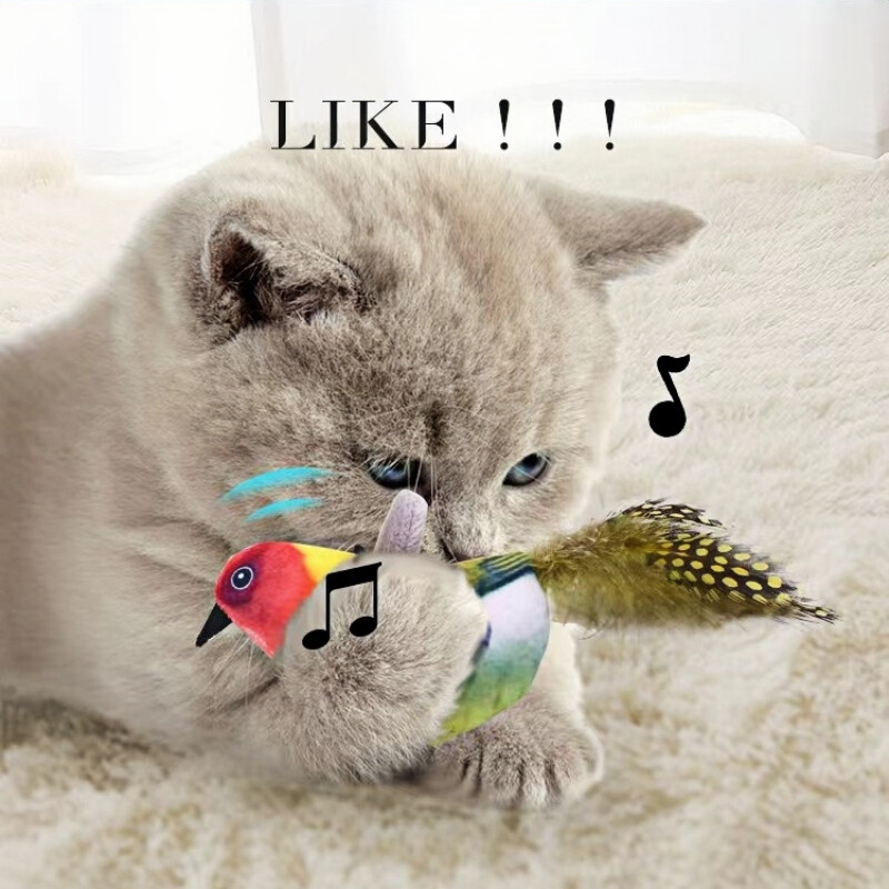 Interaktyvūs kačių žaislai Skraidantys paukščiai, katės, plasnojantys sparneliai, katžolės žaislai, čiulbantys katės žaislai, lietimui aktyvuoti kačiuko žaislai su plunksna