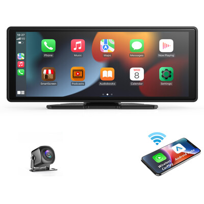 Univerzalni prijenosni Carplay za zaslon automobila, bežični Carplay zaslon Bežični auto stereo s Carplay Android Auto, automobil Touchscree