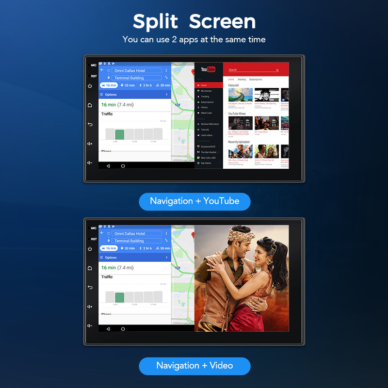 Android 13 autórádió 2 dinos multimédiás videolejátszó Carplay Android Auto univerzális 7 hüvelykes 2 din android navigáció automatikus sztereó