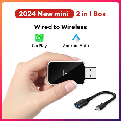 UUS juhtmevaba CarPlay Android Auto juhtmevaba adapter Smart Mini Box Plug and Play WiFi Fast Connect universaalne Nissanile