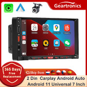 Android 11 autoraadio Autoradio 2 Din 7" universaalne Carplay WIFI GPS auto heli multimeediumipleier Hyundai Nissan Toyota Kia jaoks