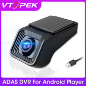 Vtopek Full HD 720P 1080P Dash Cam ADAS DVR αυτοκινήτου Dashcam DVR Κάρτα βίντεο USB TF 32G 64G 128G Auto Recorder για Android Player DVD