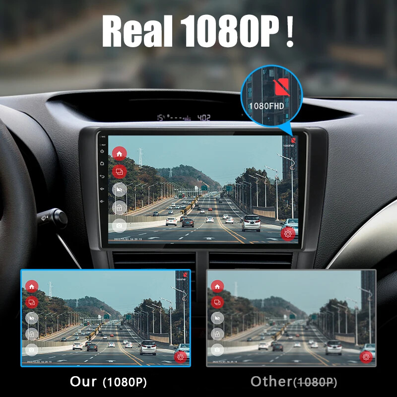 Vtopek Full HD 720P 1080P Dash Cam ADAS DVR αυτοκινήτου Dashcam DVR Κάρτα βίντεο USB TF 32G 64G 128G Auto Recorder για Android Player DVD