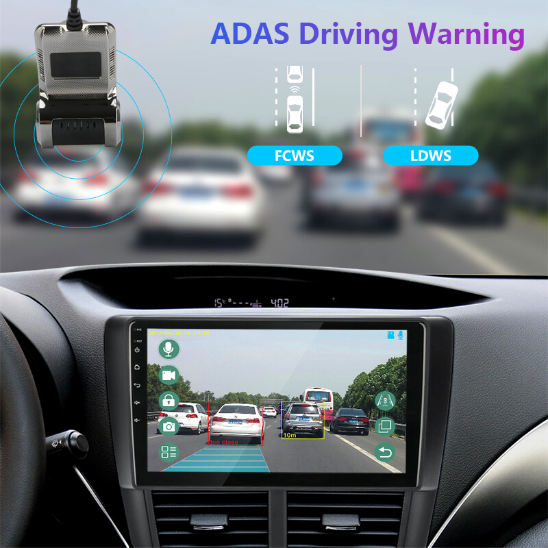JMCQ autós Dvr ADAS USB HD kamera Dvr 1080P Android autóhoz DVD lejátszó Navigáció Auto Audio vészhangosítás LDWS támogatás TF kártya