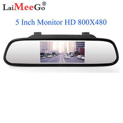 Car Styling Ασύρματη οθόνη TFT LCD 5 ιντσών Οθόνη οθόνης αυτοκινήτου για εφεδρική κάμερα πίσω όψης Οθόνη τηλεόρασης αυτοκινήτου Wifi