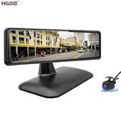 HGDO 10-tolline armatuurlaua videosalvesti automaatne tahavaate peegel-armatuurkaamera puuteekraan FHD 1080P DVR-id 24h parkimismonitor öönägemine
