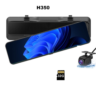 HGDO 10-tolline armatuurlaua videosalvesti automaatne tahavaate peegel-armatuurkaamera puuteekraan FHD 1080P DVR-id 24h parkimismonitor öönägemine