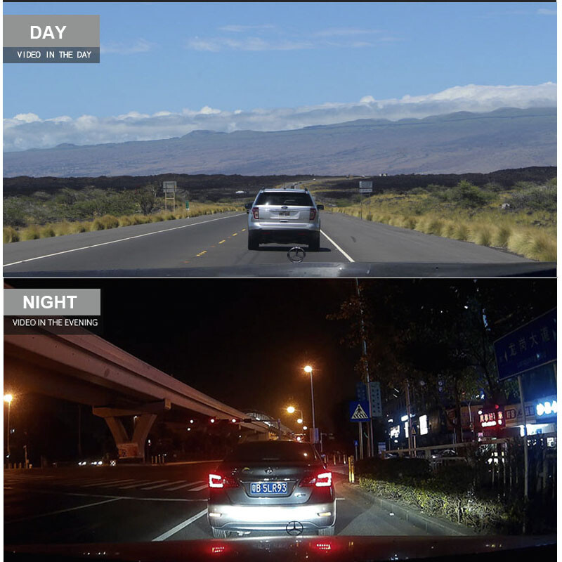 HGDO 10" Συσκευή εγγραφής βίντεο ταμπλό Αυτόματος καθρέφτης οπισθοπορείας Dash κάμερα Οθόνη αφής FHD 1080P DVR 24ωρη οθόνη στάθμευσης νυχτερινή όραση