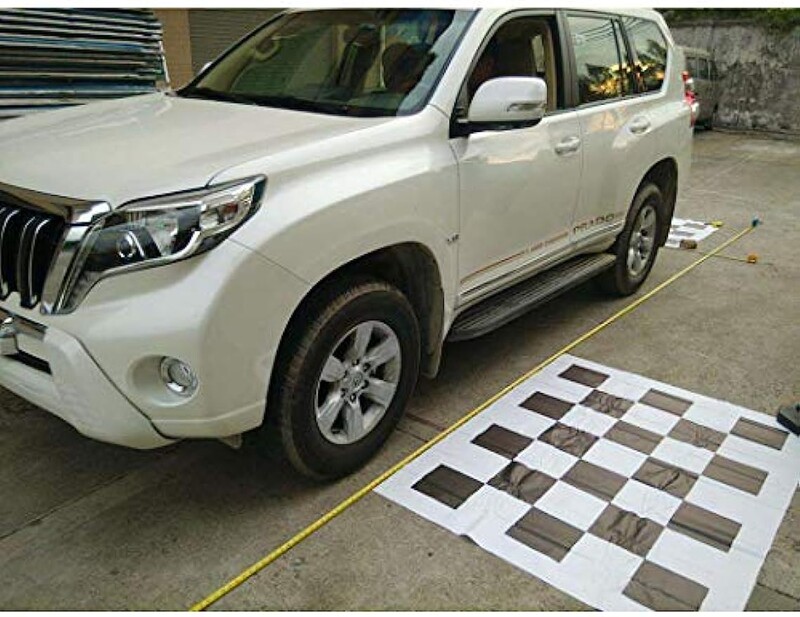 4 db* (1,6 * 1,2 M) 2D járműkamerát kalibráló kendő 360 fokos panorámás madártávlati panoráma DVR rendszerhez