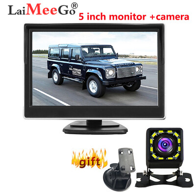 2.4g bežični 5 inčni monitor za pomoćnu kameru visoke razlučivosti TFT LCD zaslon Zaslon za stražnju kameru za parkiranje