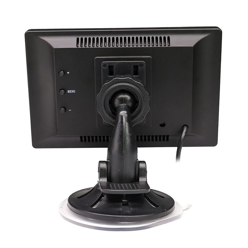 2,4 g belaidis 5 colių didelės raiškos atsarginės kameros monitorius TFT LCD monitoriaus ekranas, skirtas stovėjimo galinio vaizdo atsarginei kamerai