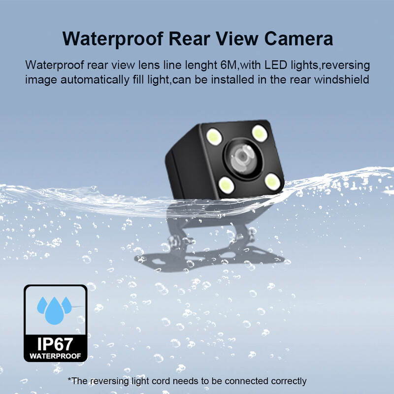 PSTIG XS5 HD 1080P 4,5 colio veidrodinis įrašymo įrenginys veidrodinis automobilio prietaisų skydelis, dviejų objektyvų vaizdo įrašas juodos dėžės automobilio DVR prietaisų skydelio kameros kilpos įrašymas