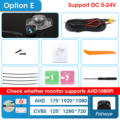 Srnubi170° atpakaļskata kamera AHD 1080P CVBS automašīnas atpakaļgaitas kamera Honda CRV Odyssey Accord Crosstour FR-V Fit Jazz HRV CRZ CRX