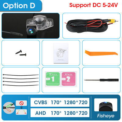 Srnubi170° atpakaļskata kamera AHD 1080P CVBS automašīnas atpakaļgaitas kamera Honda CRV Odyssey Accord Crosstour FR-V Fit Jazz HRV CRZ CRX