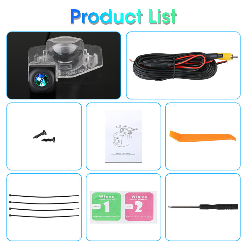 Srnubi170° atpakaļskata kamera AHD 1080P CVBS automašīnas atpakaļgaitas kamera Honda CRV Odyssey Accord Crosstour FR-V Fit Jazz HRV CRZ CRX