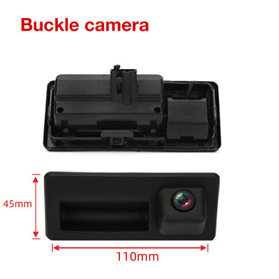 Auto HD CVBS tahavaatekaamera Roheline staatiline rada koos pagasiruumi lülitiga VW Passat Golf Polo Jetta Tiguan MIB RCD360 RCD330 raadio jaoks