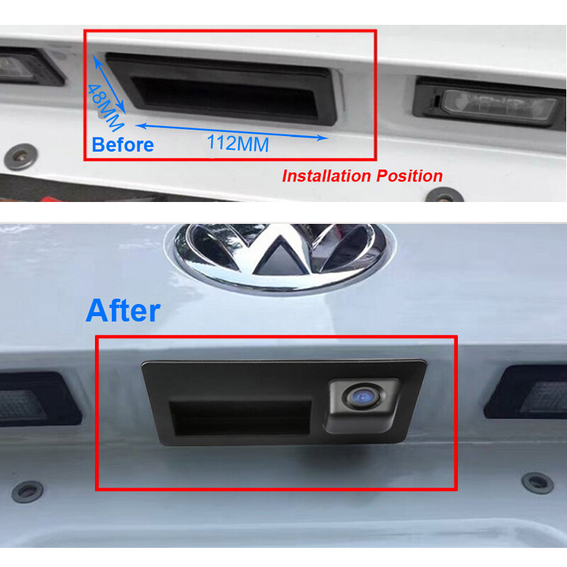 Κάμερα όπισθεν AUTOTOP αυτοκινήτου για Audi A4 B8 Q3 Q5 A5 A8 S5 A3 A6 C7 A7 VW Passat Εφεδρική λαβή πορτμπαγκάζ Κάμερα στάθμευσης πίσω όψης