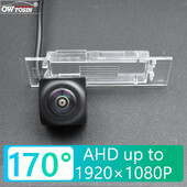 170-kraadine AHD 1920x1080P sõiduki tahavaatekaamera Renault Kadjarile 2015-2019 Clio 3 4 2005-2019 tagurpidi parkimise videomonitor