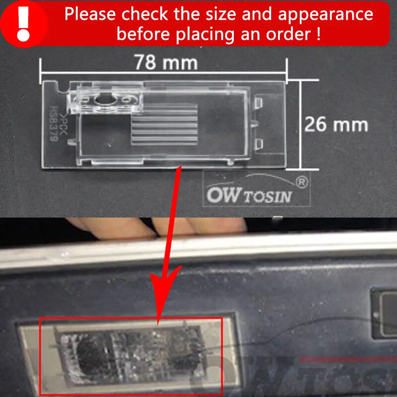 Κάμερα οπισθοπορείας οχήματος 170 μοιρών AHD 1920x1080P για Renault Kadjar 2015-2019 Clio 3 4 2005-2019 Οθόνη βίντεο όπισθεν στάθμευσης