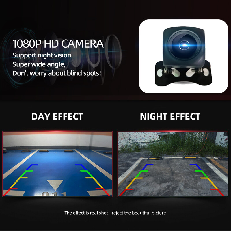Ευρυγώνια κάμερα οπισθοπορείας αυτοκινήτου όπισθεν οθόνη στάθμευσης αδιάβροχη κάμερα AHD/1080P εξαιρετικά καθαρή
