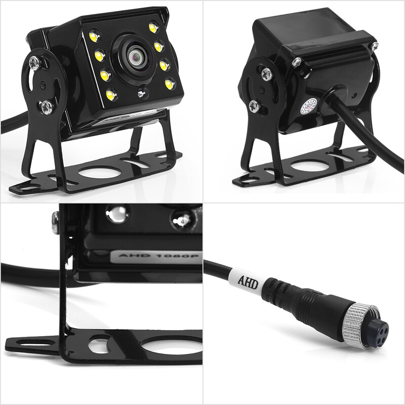 GreenYi 170° AHD 1920*1080P Fisheye platleņķa objektīvs augstas izšķirtspējas Starlight nakts redzamības automašīnas atpakaļskata kamera autobusu kravas automašīnai