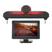 170 grādu automašīnas atpakaļskata kameras bremžu gaismas 4,3 collu monitors priekš FIAT Ducato CITROEN Jumper PEUGEOT Boxer 2006-2015