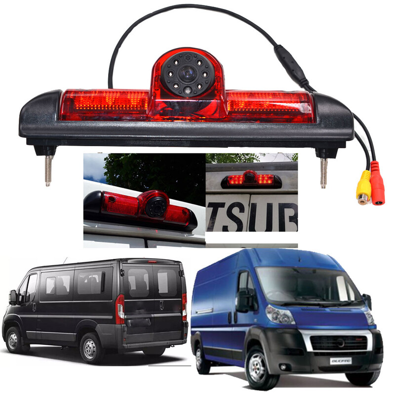 CVBS Φως φρένου στάθμευσης Κάμερα πίσω όψης για Citroen JUMPER III FIAT DUCATO X250 Peugeot BOXER