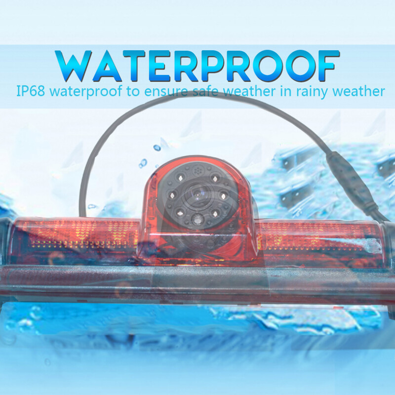 CVBS Φως φρένου στάθμευσης Κάμερα πίσω όψης για Citroen JUMPER III FIAT DUCATO X250 Peugeot BOXER