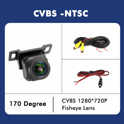 SMARTOUR AHD 1080P CCD CVBS 180 kraadi kalasilm-objektiiviga auto esi-/tahavaatekaamera Starlight Night Vision sõiduki tagurduskaamera