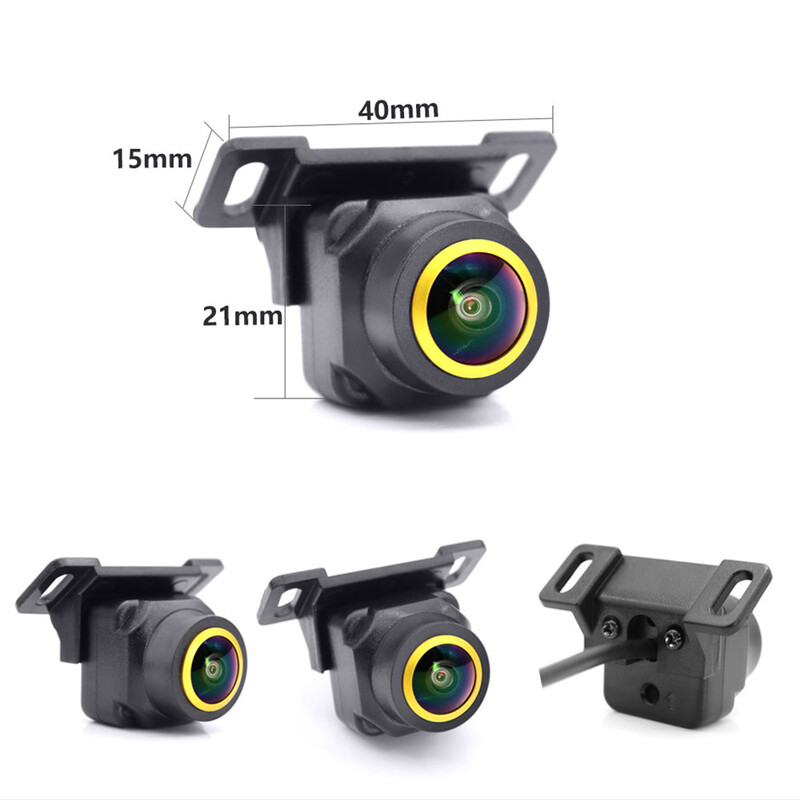 SMARTOUR AHD 1080P CCD CVBS 180 grādi Fisheye Lens Automašīnas priekšējā/aizmugurējā skata kamera Starlight Night Vision transportlīdzekļa atpakaļgaitas kamera