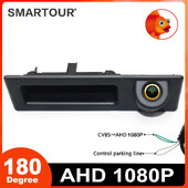 1080P HD AHD nakts redzamības transportlīdzekļa atpakaļskata kamera BMW 5. sērijas F10 F11 3. sērijas F30 F31 F32 X3 F25 transportlīdzekļa nakts redzamībai