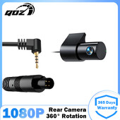 QOZ 1080P AHD aizmugures kamera ar 4 kontaktu 2,5 mm ligzdu apgrieztā attēla kamera, kas paredzēta tikai Dash Cam Carplay atbalstam CVBS CVI TVI formātā
