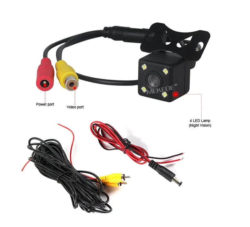 720/1080P AHD 170° lainurk tagurduskaamera kalasilmobjektiiviga autosõiduk Starlight Night Vision HD universaalne tahavaate tagurdamine