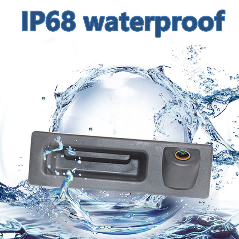 AHD 1080P automašīnas aizmugurējā skata kamera ar atpakaļgaitas bagāžnieka rokturi BMW 3. sērijas F30 F31 F35/5 sērijas F10 F11/X3 F25/X4 F26/X5 F15/X6 F16