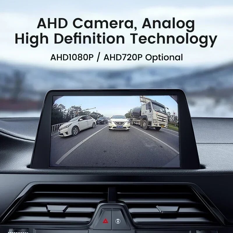 Kamera za stražnji pogled automobila CVBS AHD 1080P Full HD stražnja kamera za vožnju unatrag 170° Širokokutni noćni vid Fisheye Len Kamera za vožnju unatrag u automobilu