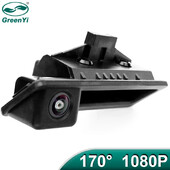 GreenYi AHD 1080P 170° automašīnas atpakaļskata kamera priekš BMW E60 E39 E90 E82 E61 X1 E84 X5 E70 E92 E91 3/5 Series E88 E93 X6 Night Vision
